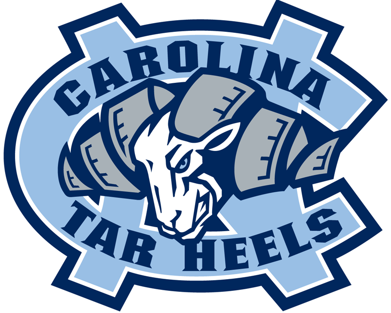 North Carolina Tar Heels 1999-2004 Primary Logo t shirts iron on transfers